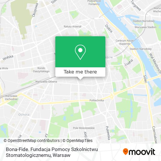 Bona-Fide. Fundacja Pomocy Szkolnictwu Stomatologicznemu map