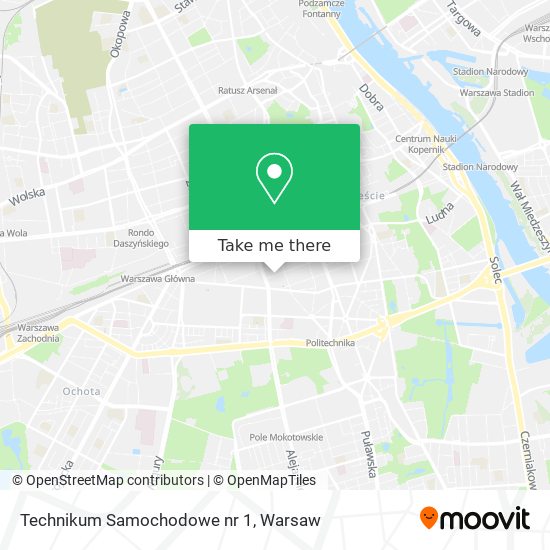 Technikum Samochodowe nr 1 map