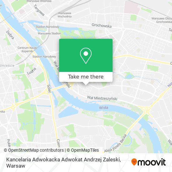 Карта Kancelaria Adwokacka Adwokat Andrzej Zaleski