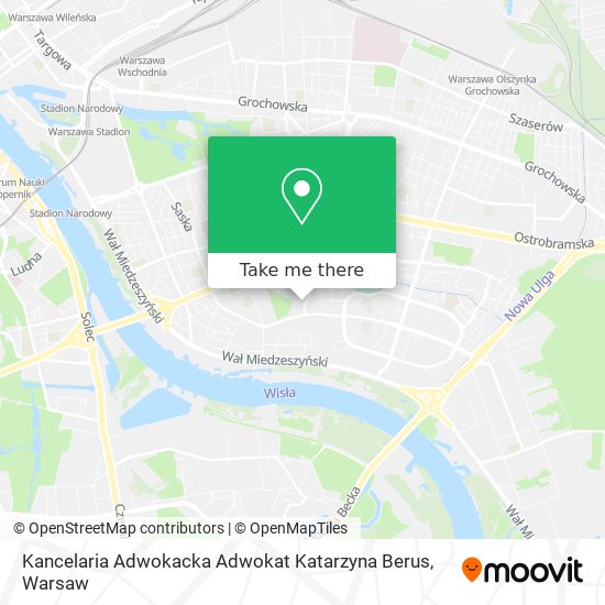 Kancelaria Adwokacka Adwokat Katarzyna Berus map