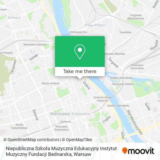 Niepubliczna Szkoła Muzyczna Edukacyjny Instytut Muzyczny Fundacji Bednarska map