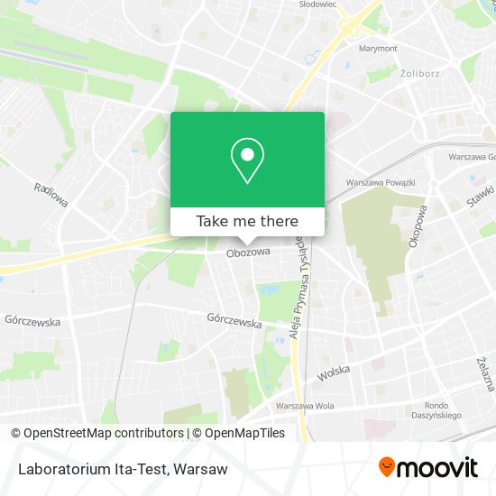 Laboratorium Ita-Test map