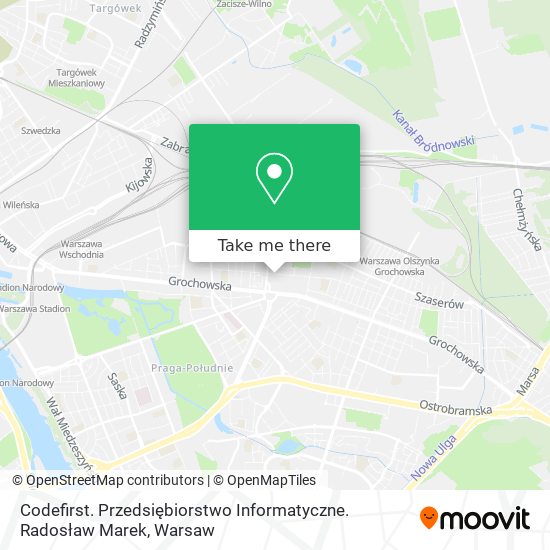 Codefirst. Przedsiębiorstwo Informatyczne. Radosław Marek map