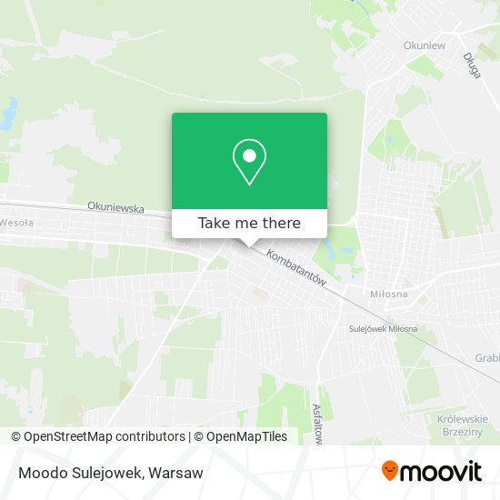 Moodo Sulejowek map