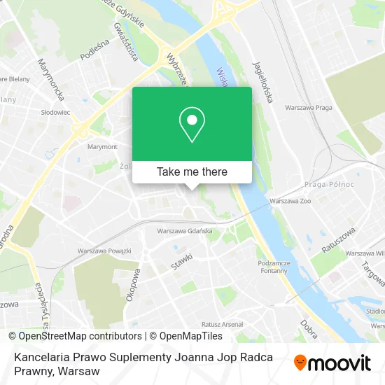 Kancelaria Prawo Suplementy Joanna Jop Radca Prawny map