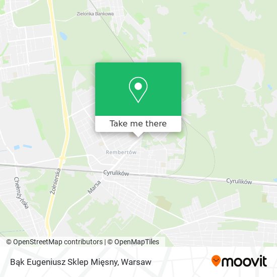 Bąk Eugeniusz Sklep Mięsny map