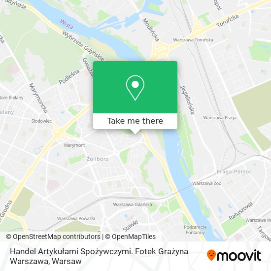 Handel Artykułami Spożywczymi. Fotek Grażyna Warszawa map