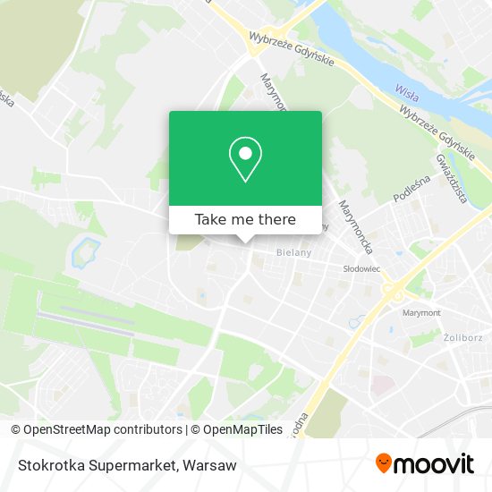 Stokrotka Supermarket map