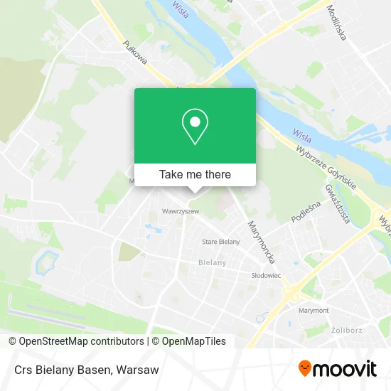 Карта Crs Bielany Basen