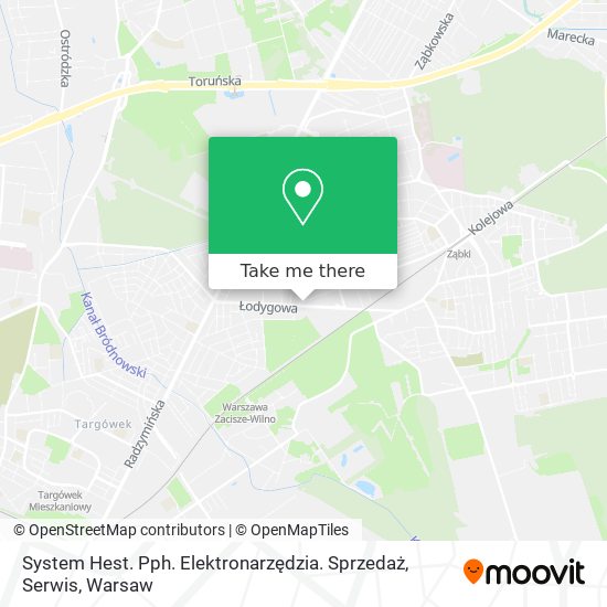 System Hest. Pph. Elektronarzędzia. Sprzedaż, Serwis map