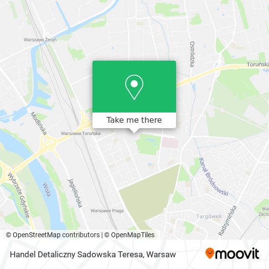 Handel Detaliczny Sadowska Teresa map