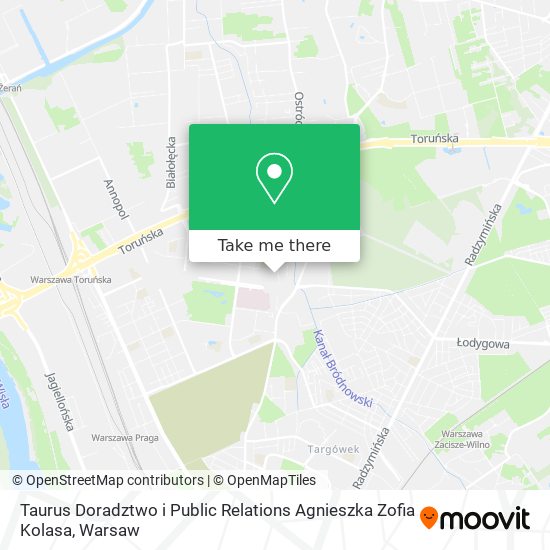 Taurus Doradztwo i Public Relations Agnieszka Zofia Kolasa map