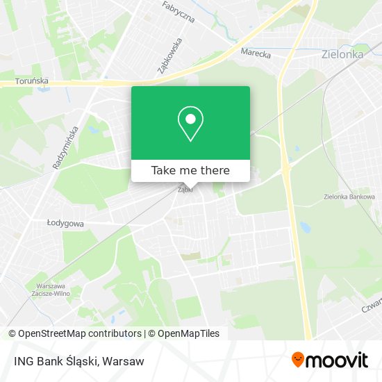 ING Bank Śląski map