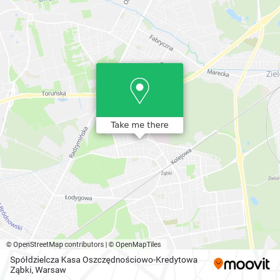 Spółdzielcza Kasa Oszczędnościowo-Kredytowa Ząbki map