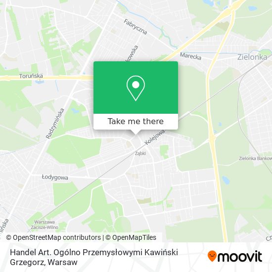 Handel Art. Ogólno Przemysłowymi Kawiński Grzegorz map