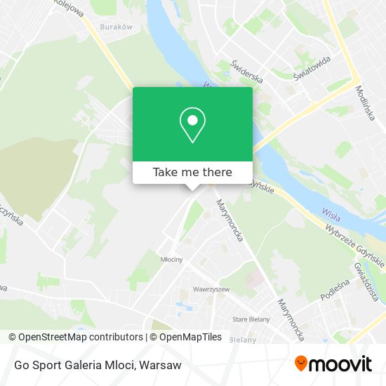 Go Sport Galeria Mloci map