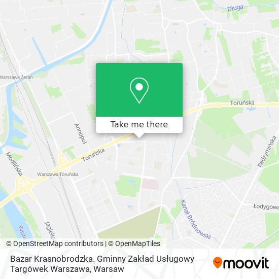 Bazar Krasnobrodzka. Gminny Zakład Usługowy Targówek Warszawa map