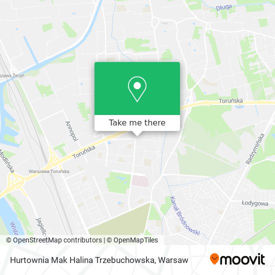 Hurtownia Mak Halina Trzebuchowska map