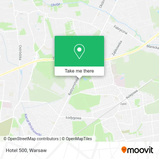 Hotel 500 map