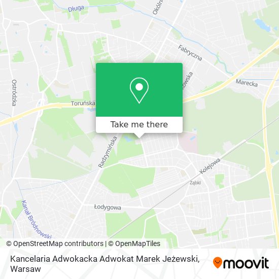 Kancelaria Adwokacka Adwokat Marek Jeżewski map