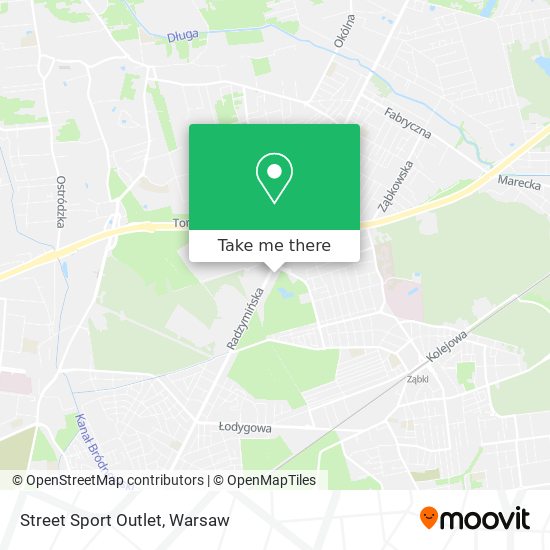 Street Sport Outlet map