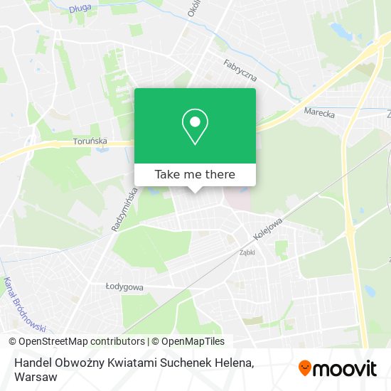 Handel Obwożny Kwiatami Suchenek Helena map