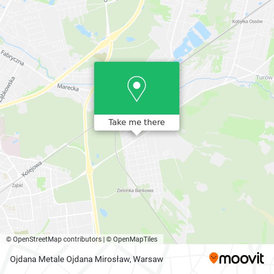 Ojdana Metale Ojdana Mirosław map