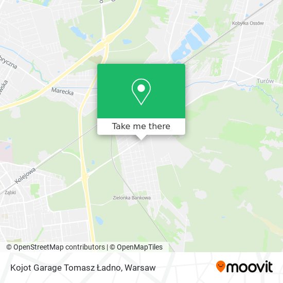 Kojot Garage Tomasz Ładno map