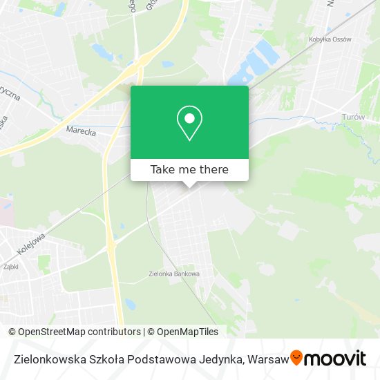 Zielonkowska Szkoła Podstawowa Jedynka map