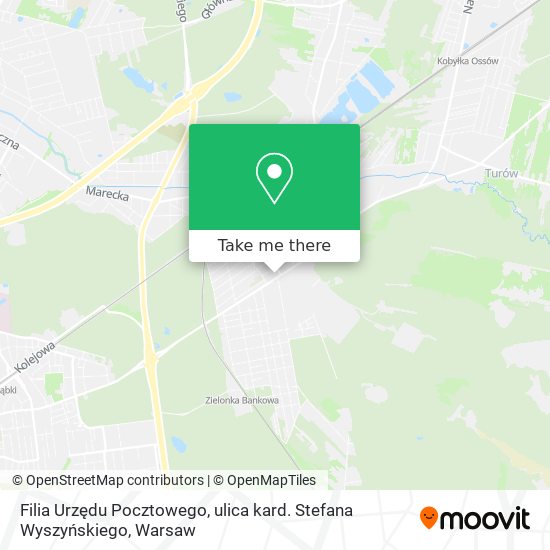 Filia Urzędu Pocztowego, ulica kard. Stefana Wyszyńskiego map