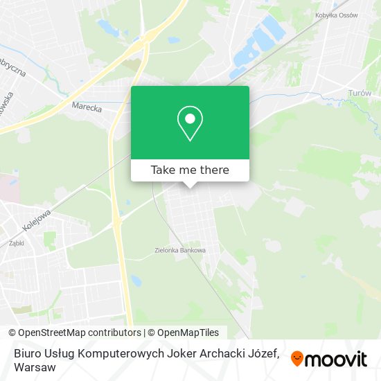 Biuro Usług Komputerowych Joker Archacki Józef map