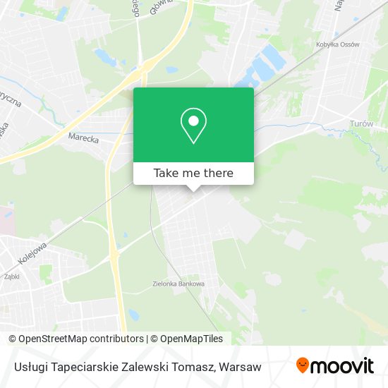 Usługi Tapeciarskie Zalewski Tomasz map