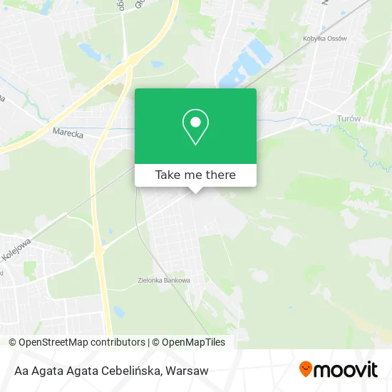 Карта Aa Agata Agata Cebelińska