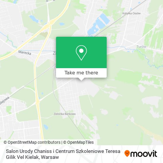 Salon Urody Chaniss i Centrum Szkoleniowe Teresa Gilik Vel Kielak map