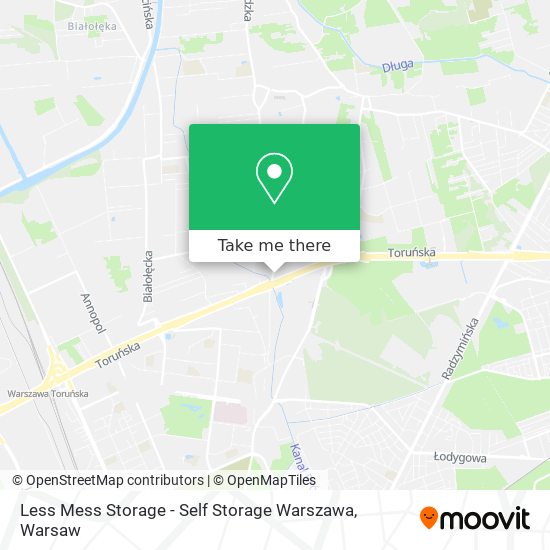 Less Mess Storage - Self Storage Warszawa map