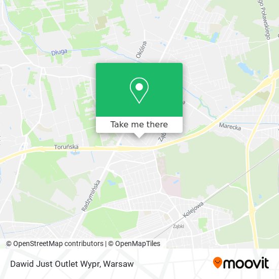 Dawid Just Outlet Wypr map