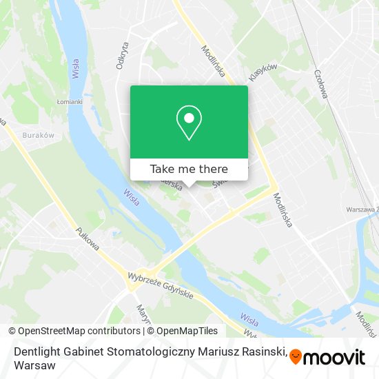 Dentlight Gabinet Stomatologiczny Mariusz Rasinski map