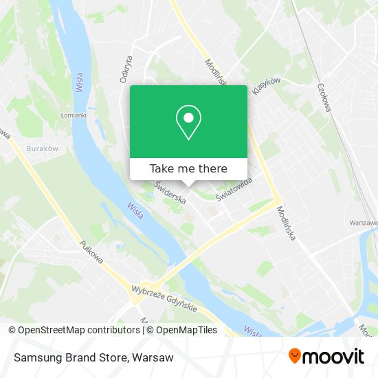 Samsung Brand Store map