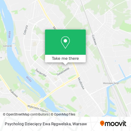 Psycholog Dziecięcy Ewa Ręgwelska map