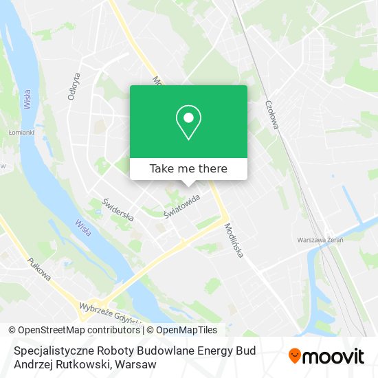 Specjalistyczne Roboty Budowlane Energy Bud Andrzej Rutkowski map