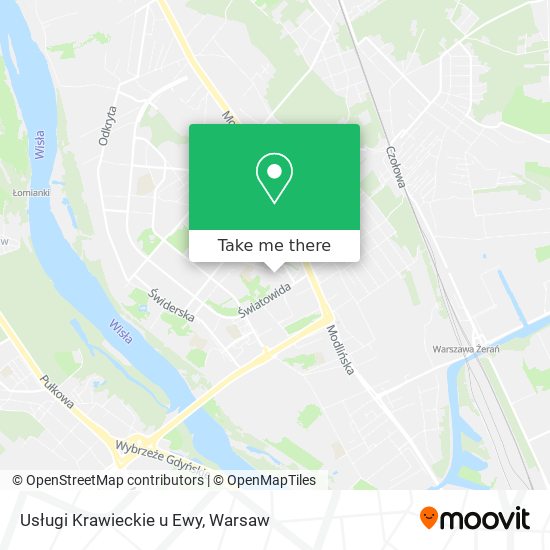 Usługi Krawieckie u Ewy map