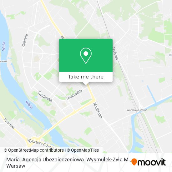 Maria. Agencja Ubezpieczeniowa. Wysmułek-Żyła M. map