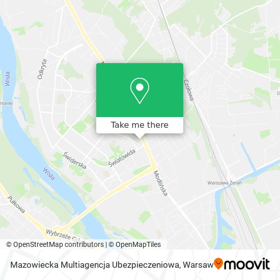 Mazowiecka Multiagencja Ubezpieczeniowa map