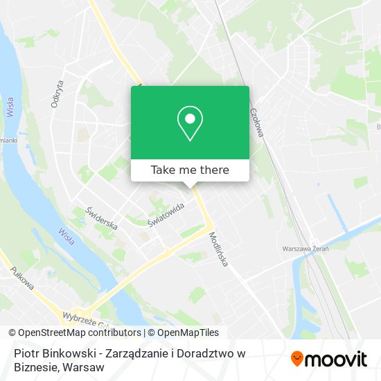 Piotr Binkowski - Zarządzanie i Doradztwo w Biznesie map