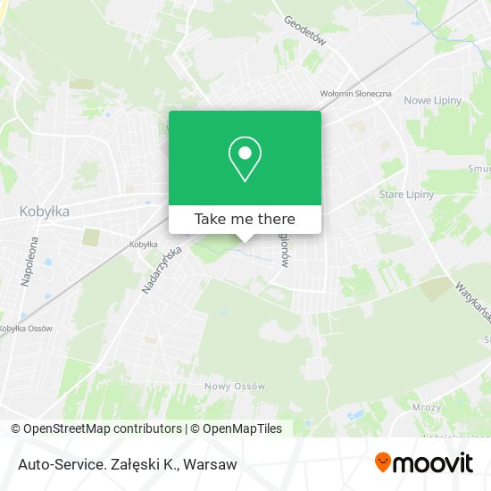 Auto-Service. Załęski K. map