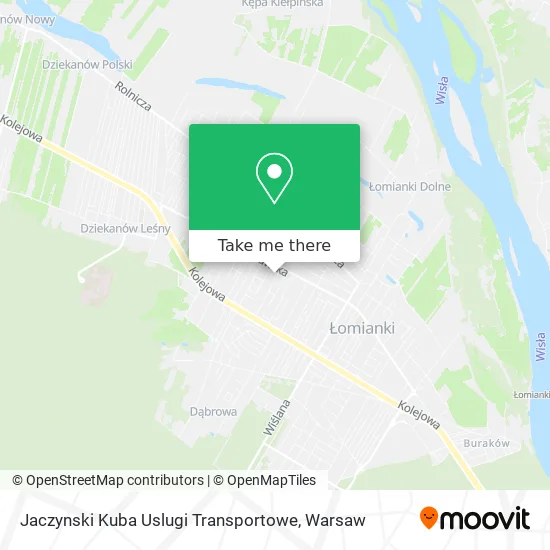 Карта Jaczynski Kuba Uslugi Transportowe