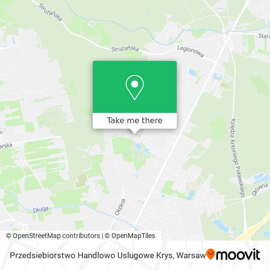 Przedsiebiorstwo Handlowo Uslugowe Krys map