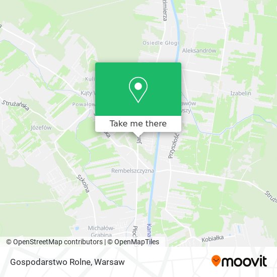 Gospodarstwo Rolne map