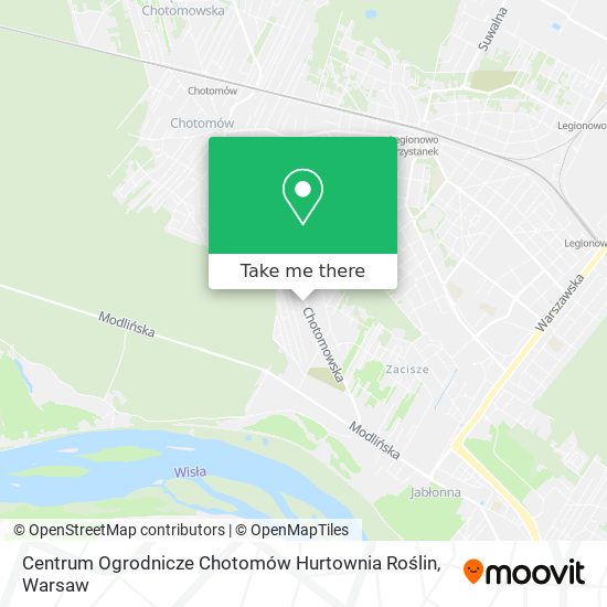 Centrum Ogrodnicze Chotomów Hurtownia Roślin map