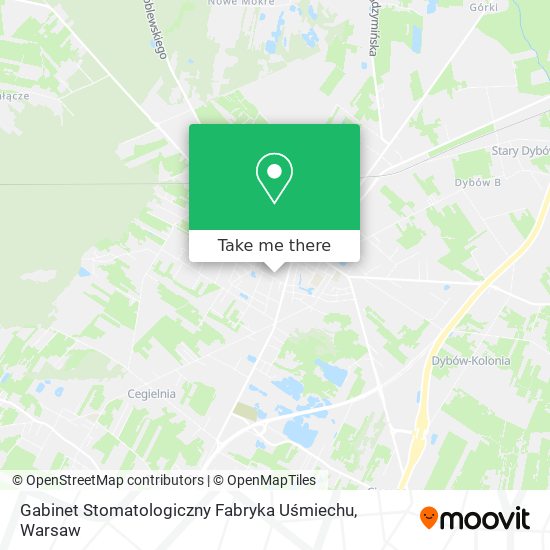 Gabinet Stomatologiczny Fabryka Uśmiechu map